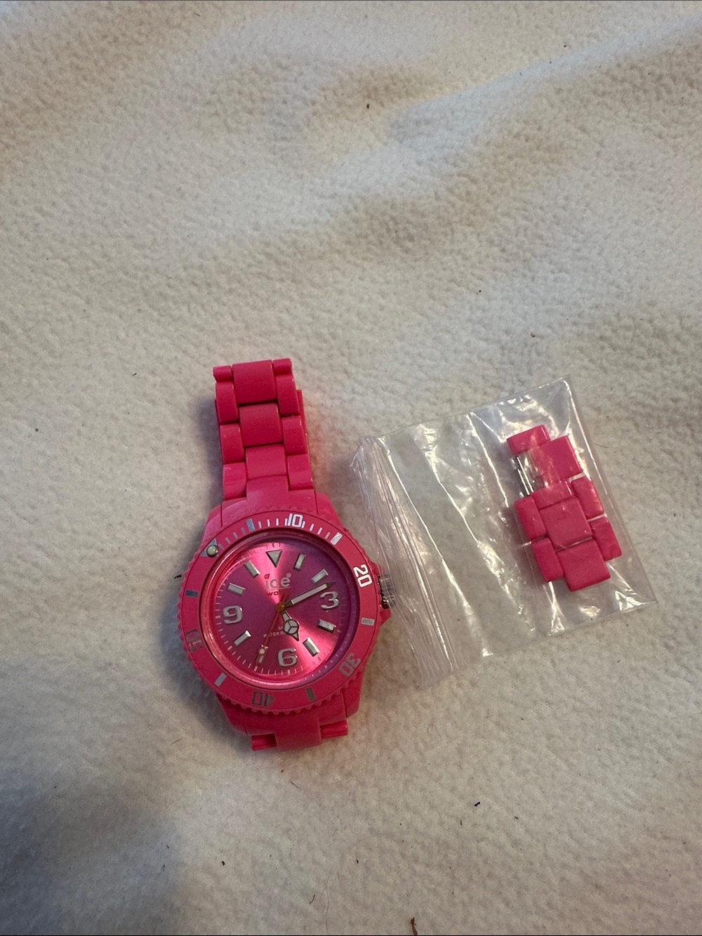 Pink Ice Watch with Extra Links